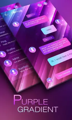 Purple gradient android App screenshot 4